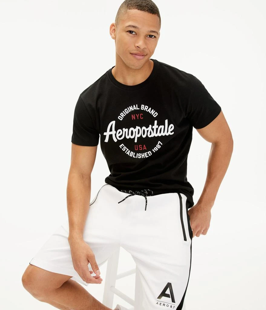 商品Aeropostale|Aeropostale Men's Original Brand Graphic Tee,价格¥64,第2张图片详细描述