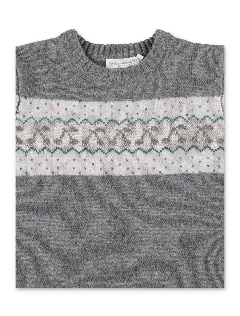 商品Bonpoint|Bonpoint Tinoa Patterned Intarsia Knitted Crewneck Jumper,价格¥1112,第3张图片详细描述