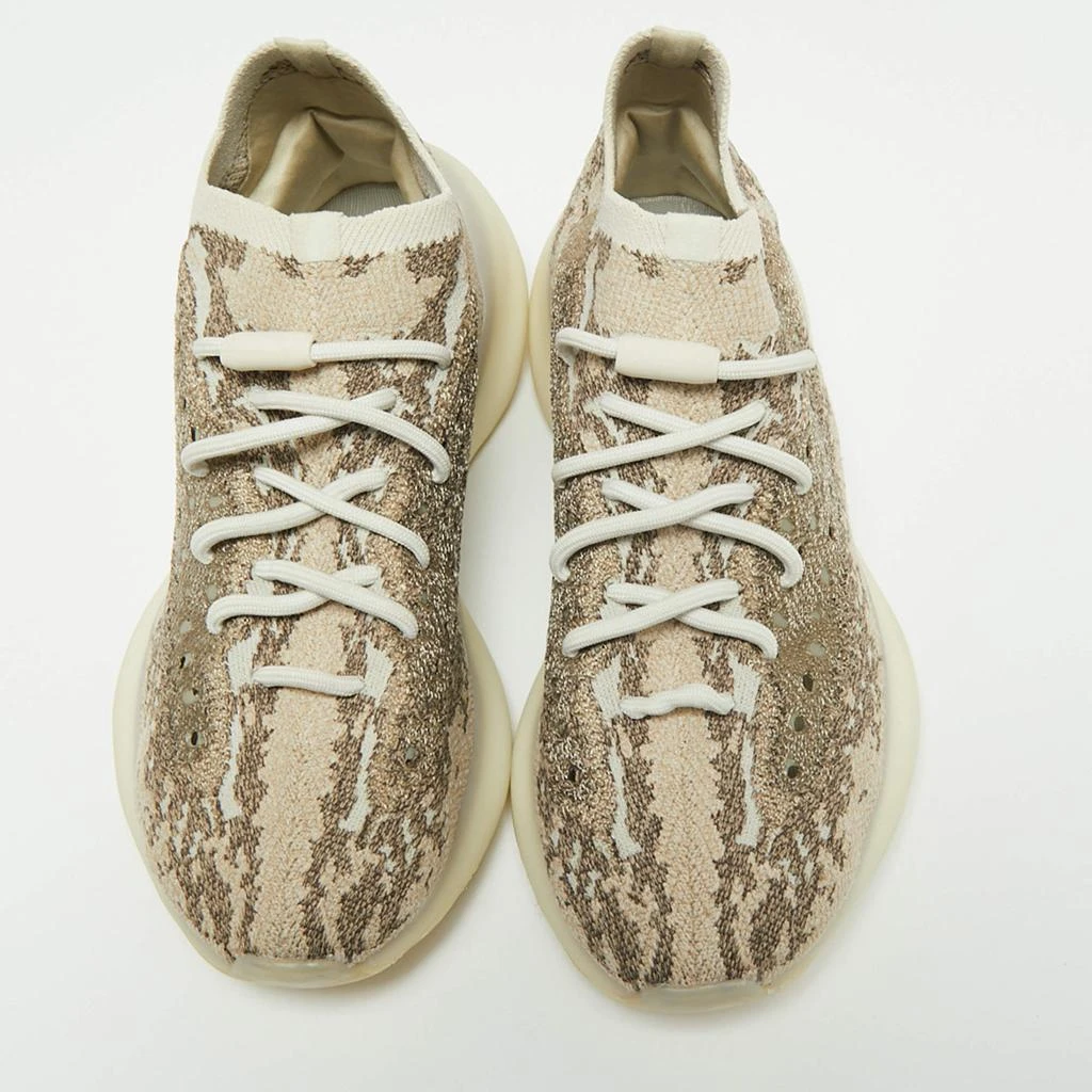 商品YEEZY|Yeezy x Adidas Beige/Brown Knit Fabric Yeezy Boost 380 Pyrite Sneakers Size 41 1/3,价格¥2993,第3张图片详细描述