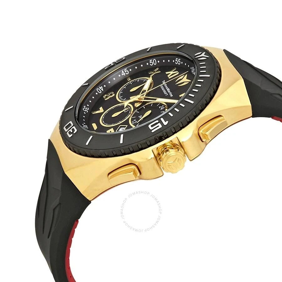 商品TechnoMarine|Ocean Manta Black Dial Men's Chronograph Watch215066,价格¥738,第2张图片详细描述