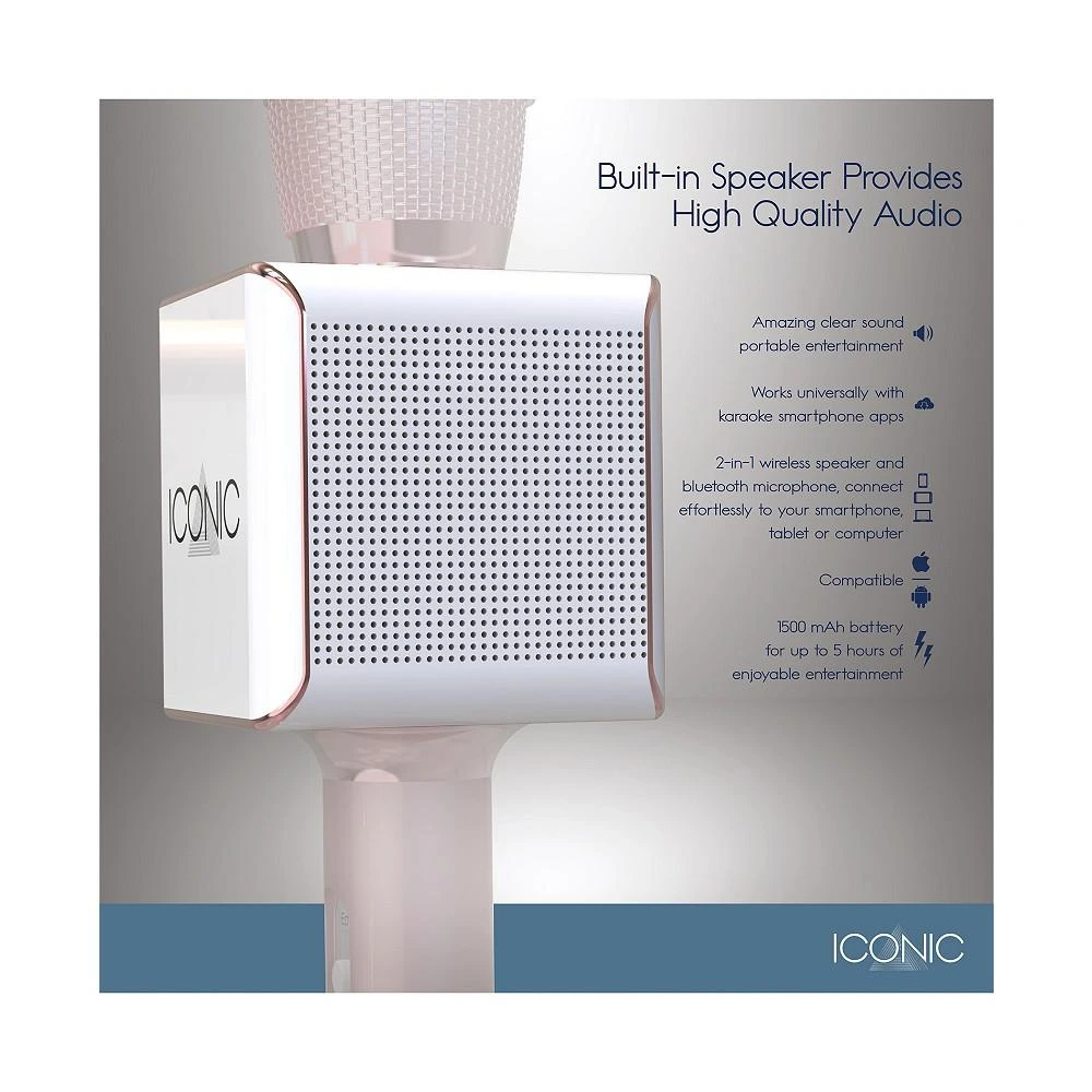 Iconic Bluetooth Karaoke Microphone and Speaker 商品