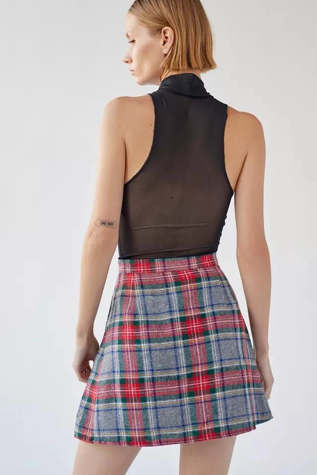 商品Urban Renewal|Urban Renewal VIntage Plaid A-Line Mini Skirt,价格¥265,第5张图片详细描述