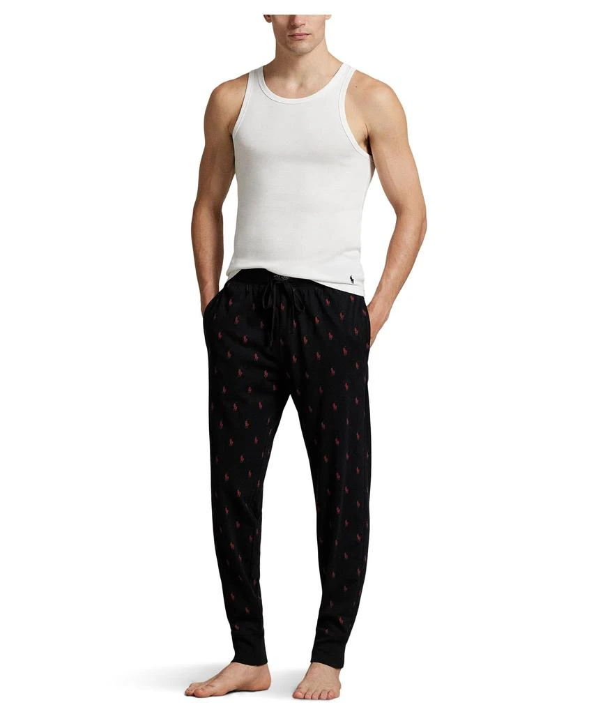 商品Ralph Lauren|Rib Waistband Knit Sleepwear Joggers,价格¥443,第3张图片详细描述