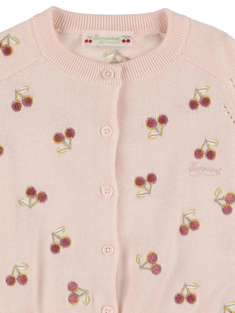 商品Bonpoint|Cherry Embroidered Cotton Knit Cardigan,价格¥2371,第1张图片详细描述