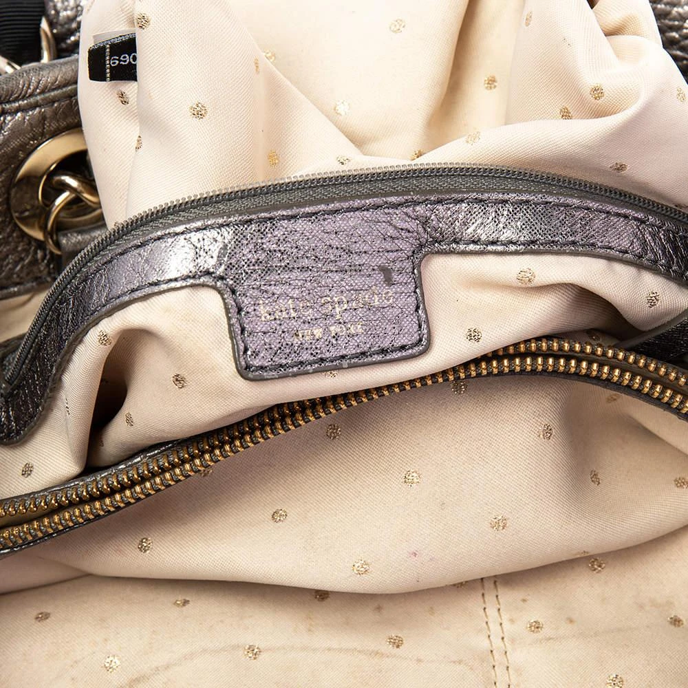 Kate Spade Silver Leather Shoulder Bag 商品