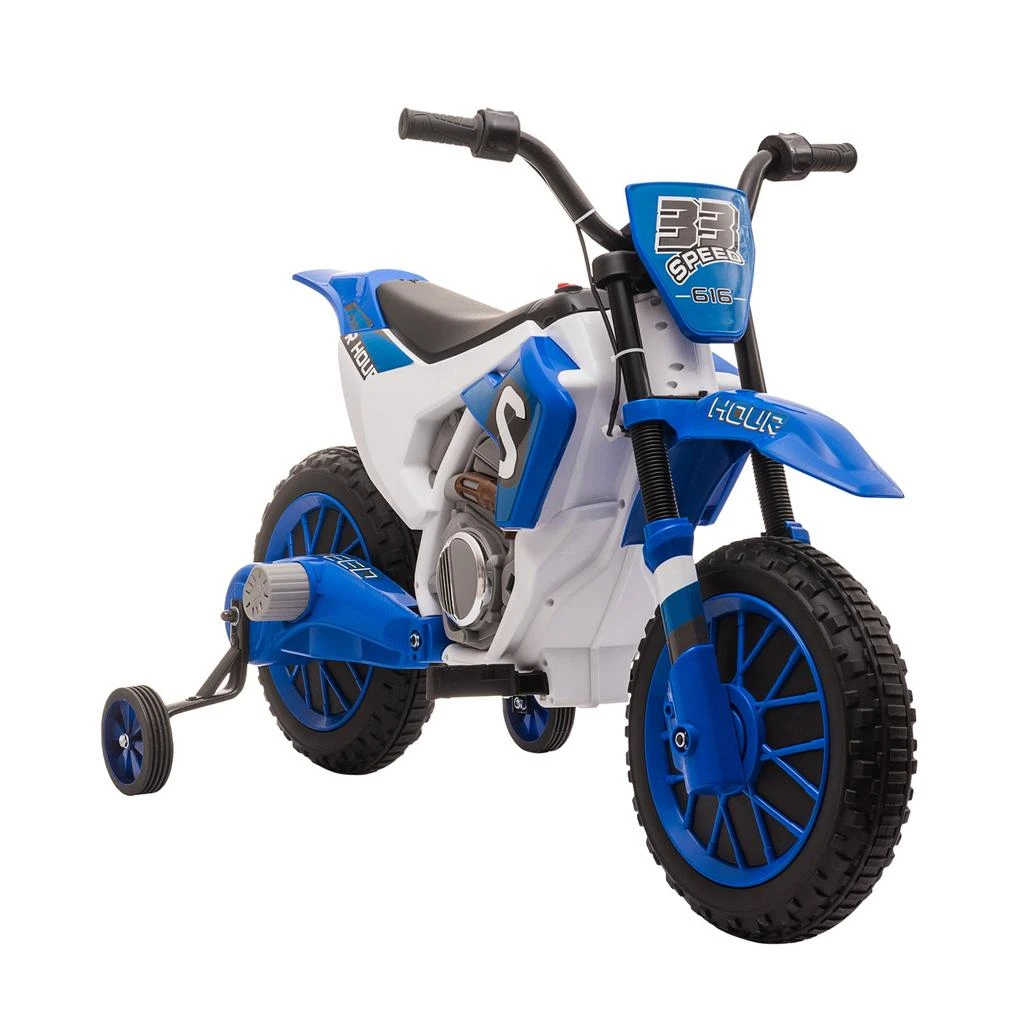 商品Streamdale Furniture|Streamdale 12V Kids Motorcycle Dirt Bike Electric Battery-Powered Ride-On Toy Off-road Street Bike with Charging Battery,价格¥2373,第1张图片