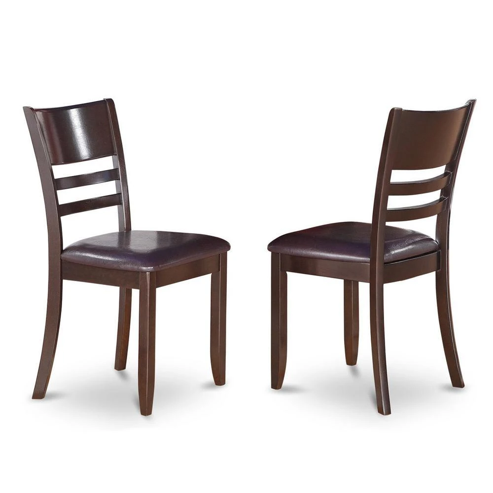 商品East West Furniture|3  PC  Kitchen  Table  set-Small  Table  and  2  Kitchen  Chairs,价格¥3396,第4张图片详细描述