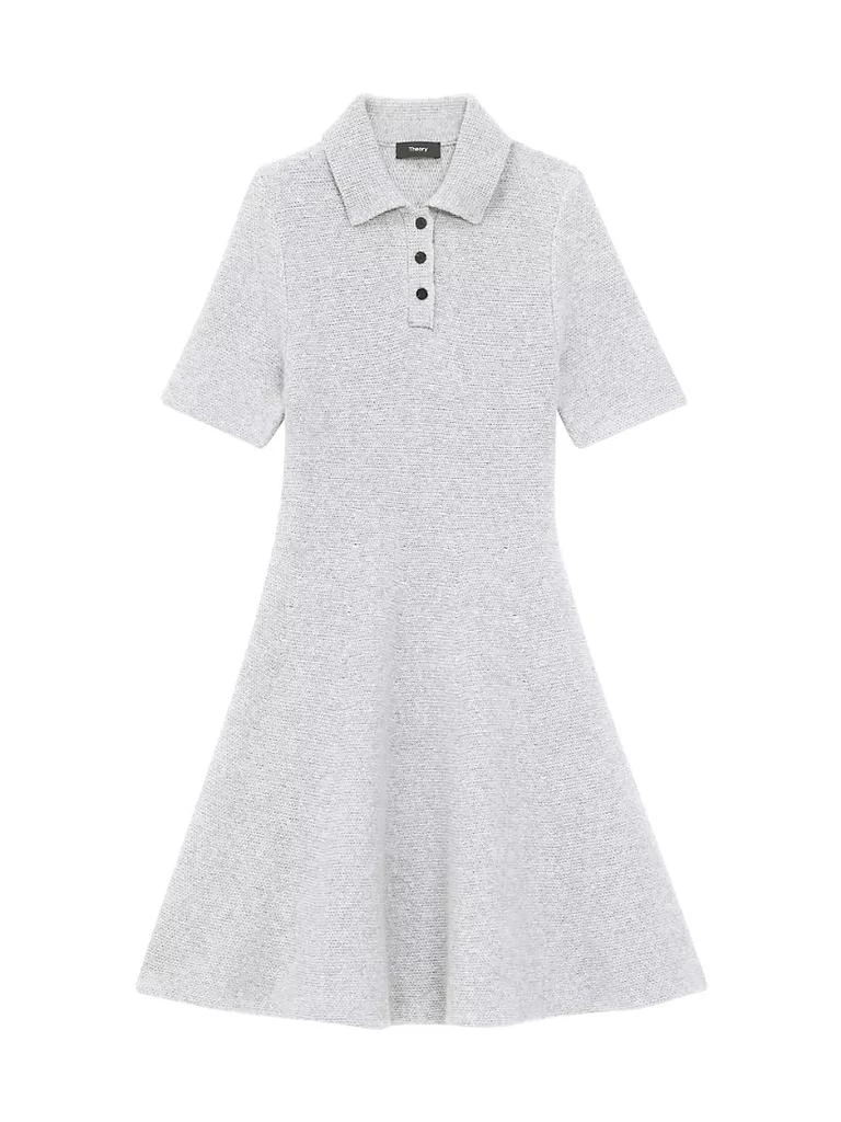 商品Theory|Felted Wool & Cashmere Polo Dress,价格¥3642,第1张图片