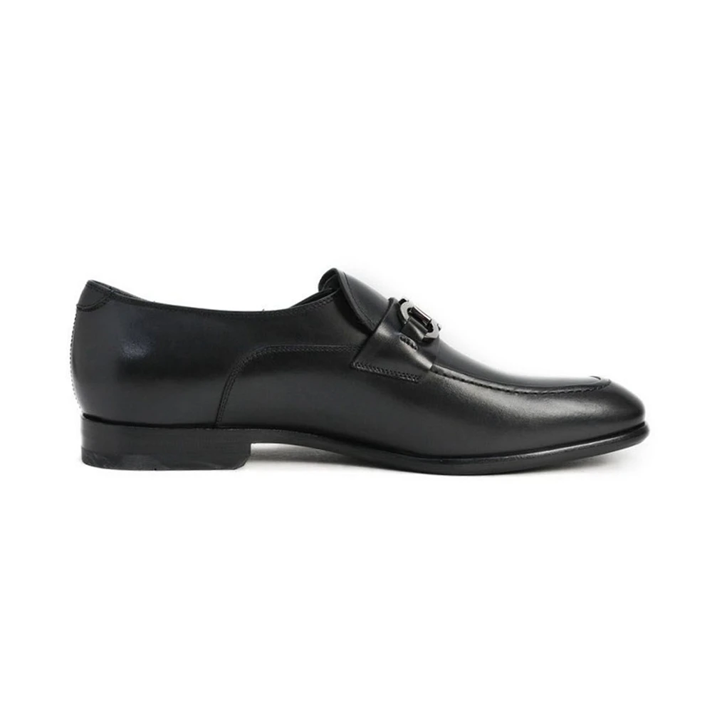 商品Salvatore Ferragamo|SALVATORE FERRAGAMO 黑色男士系带正装鞋 0618471,价格¥3417,第1张图片