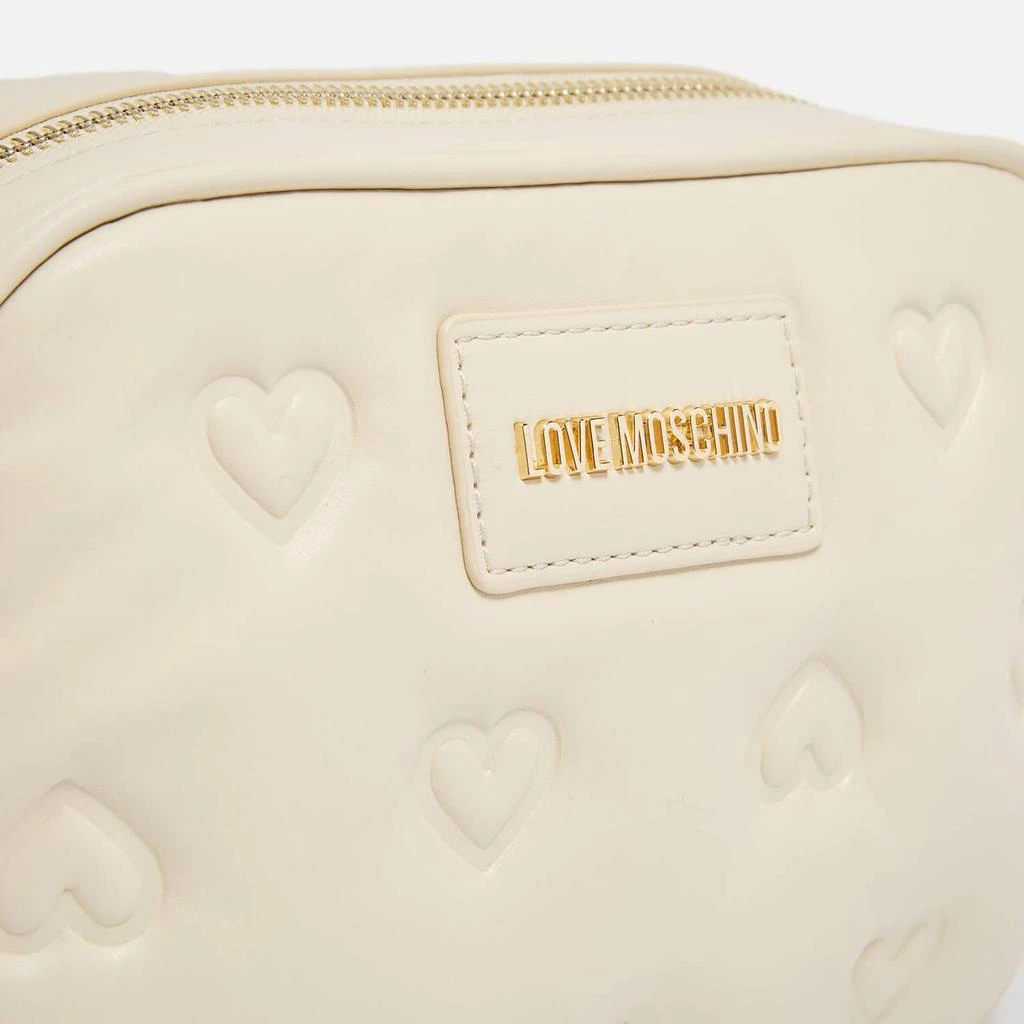 商品The Hut|Love Moschino Heart Quilted Faux Leather Camera Bag,价格¥611,第4张图片详细描述