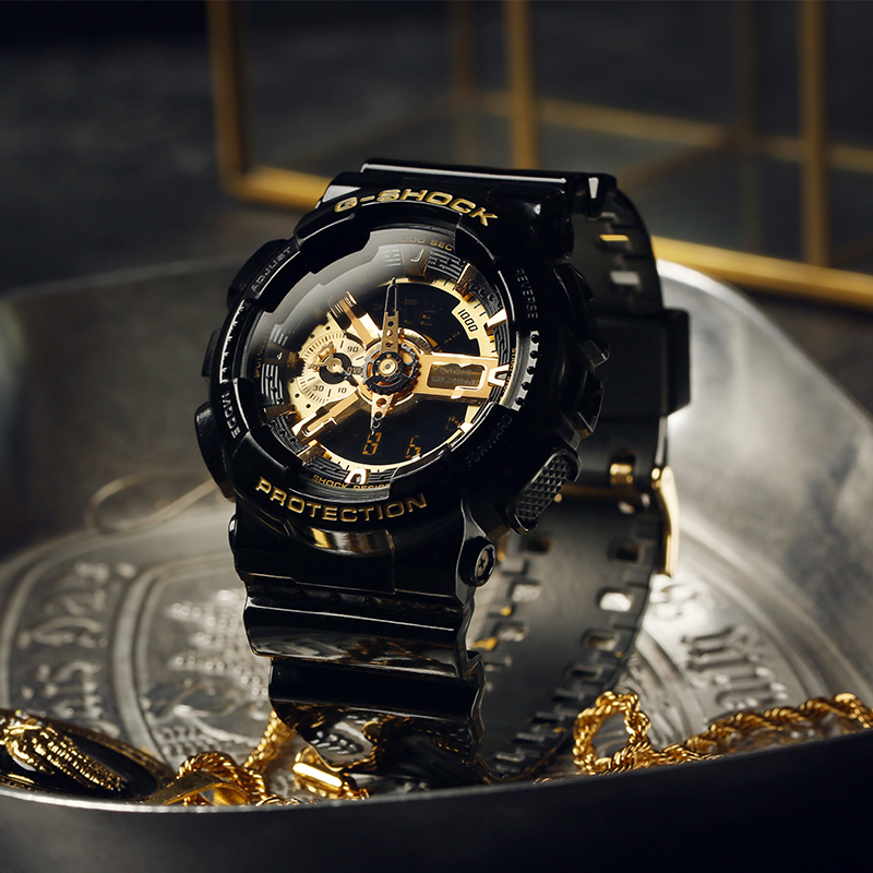 卡西欧黑金（金杯限量版）GA-110GB-1限量特供款 限时折扣中！商品第3张图片规格展示