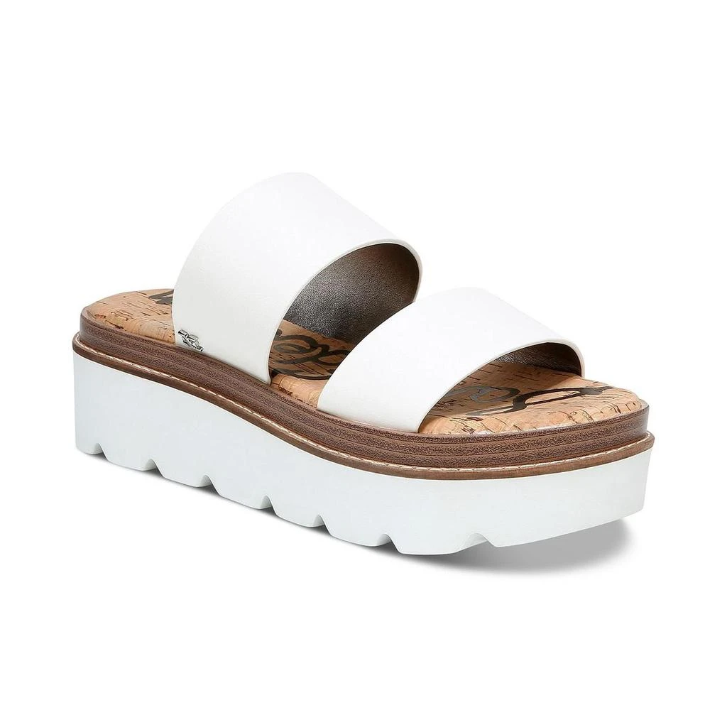 商品Sam Edelman|Sam Edelman Womens Raul Open Toe Slip On Flatform Sandals,价格¥130,第1张图片