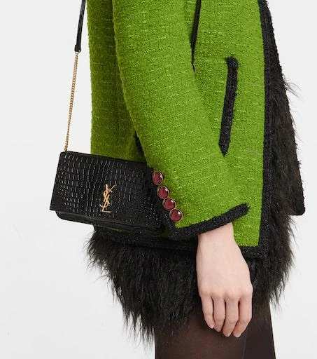 商品Yves Saint Laurent|Cassandre leather phone pouch,价格¥6915,第2张图片详细描述