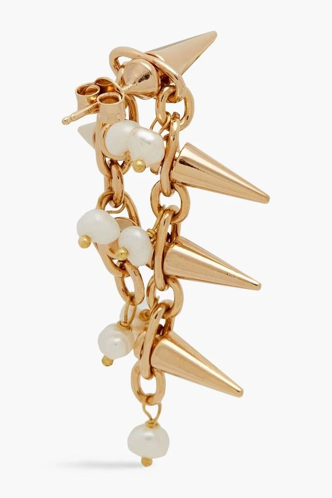 商品ROSANTICA|Gold-tone faux pearl earrings,价格¥915,第4张图片详细描述