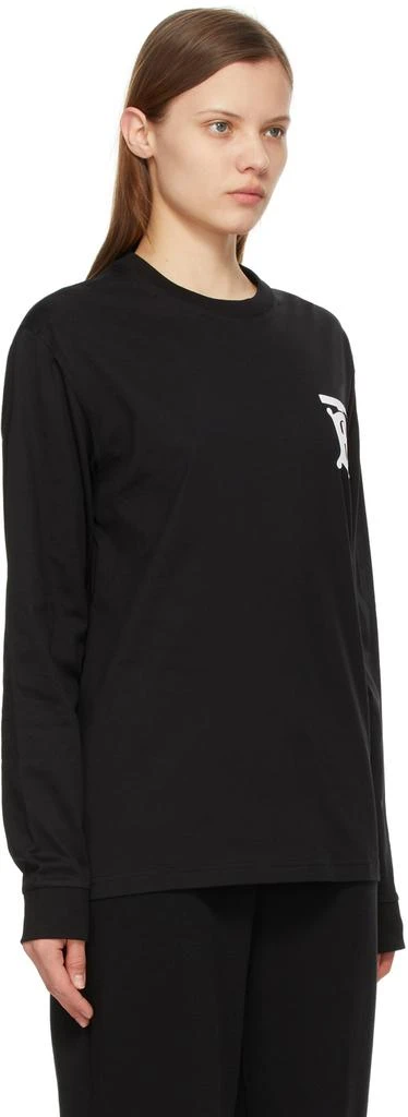 商品Burberry|Black Monogram Atherton Long Sleeve T-Shirt,价格¥4630,第2张图片详细描述