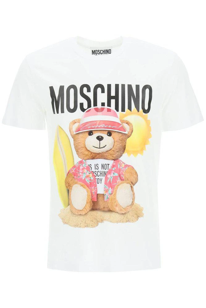 商品Moschino|Moschino Teddy Bear Printed Crewneck T-Shirt,价格¥744,第1张图片