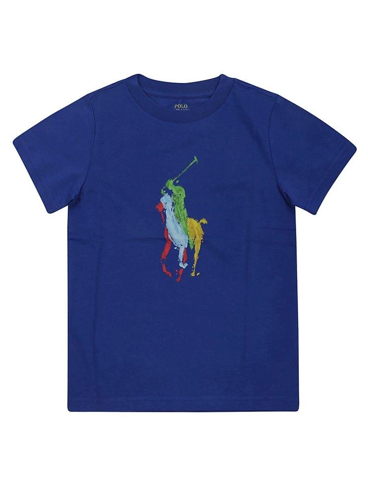 商品Ralph Lauren|Ralph Lauren Kids Big Pony Printed Crewneck T-Shirt,价格¥267,第1张图片