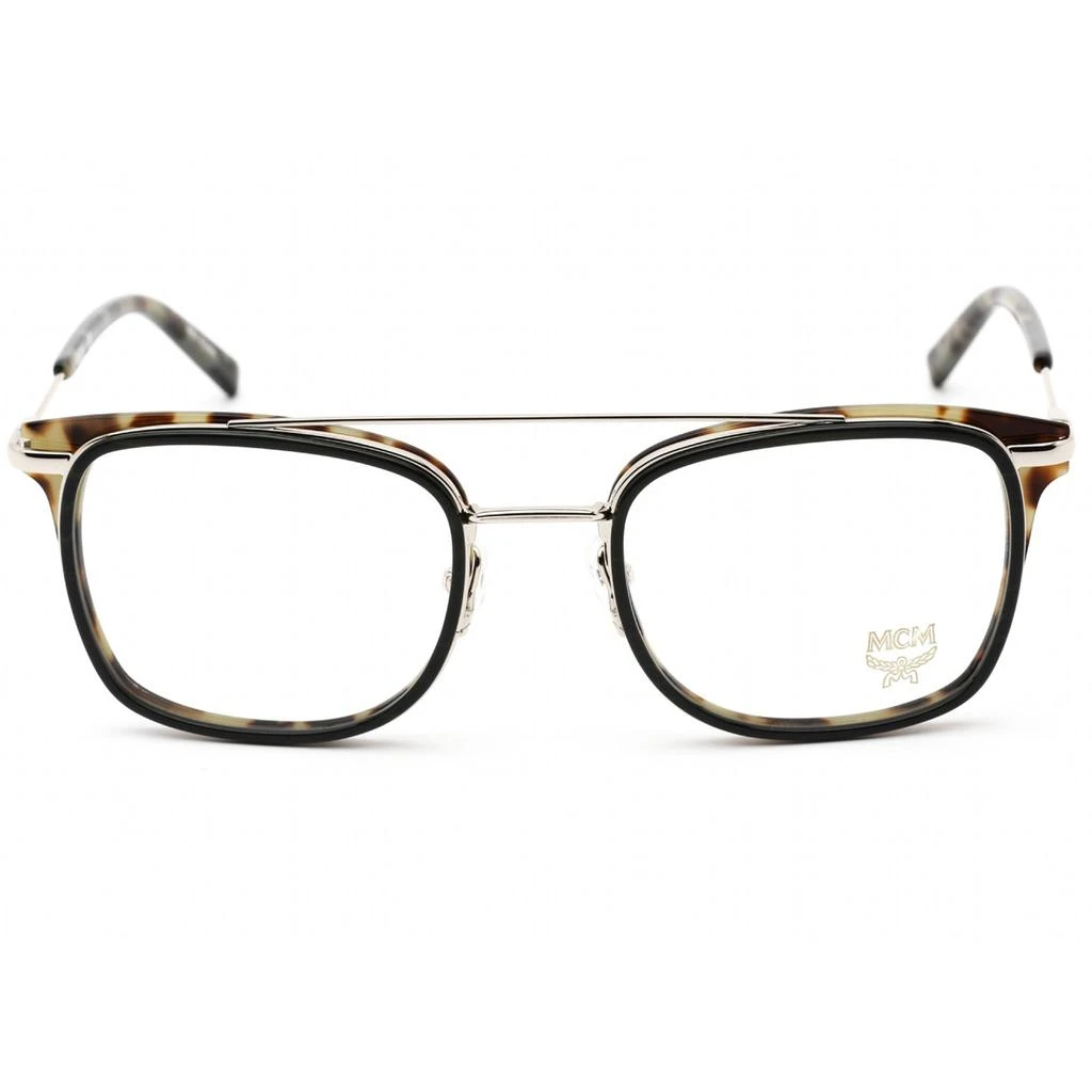 商品MCM|MCM Men's Eyeglasses - Clear Lens Olive/Havana Aviator Shape Frame | MCM2145 322,价格¥404,第2张图片详细描述