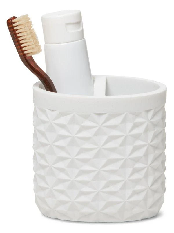 商品Roselli|Quilted Textured Resin Toothbrush Holder,价格¥175,第1张图片