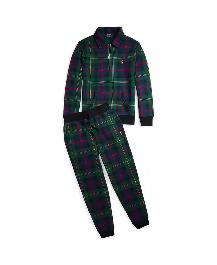 商品Ralph Lauren|Big Boys Plaid Fleece Jogger Pant,价格¥329,第2张图片详细描述