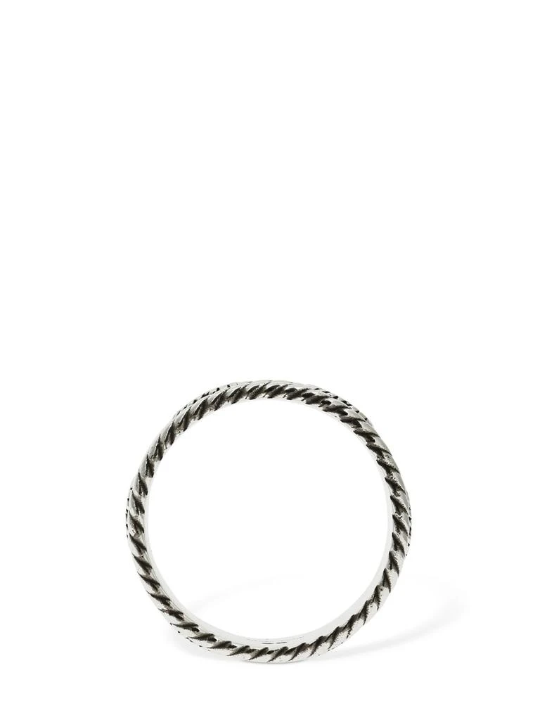 商品Gucci|9mm Gg Braided Marmont Thick Ring,价格¥2551,第2张图片详细描述