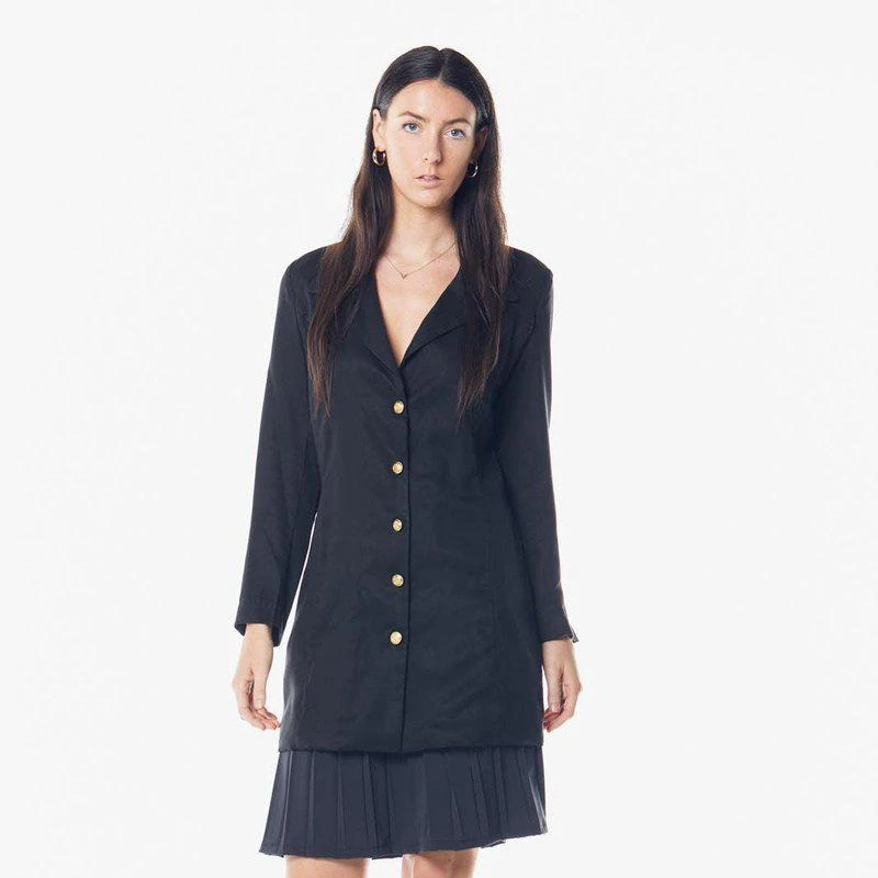 商品Le Réussi|The Grace Long Blazer Dress In Black,价格¥3930,第1张图片