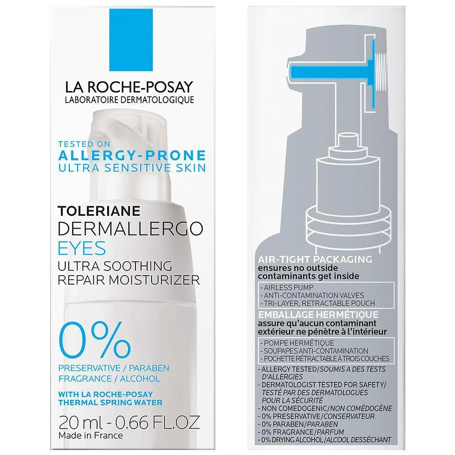 商品La Roche Posay|Toleriane Dermallegro Soothing Eye Cream, Tested on Sensitive Skin,价格¥220,第2张图片详细描述