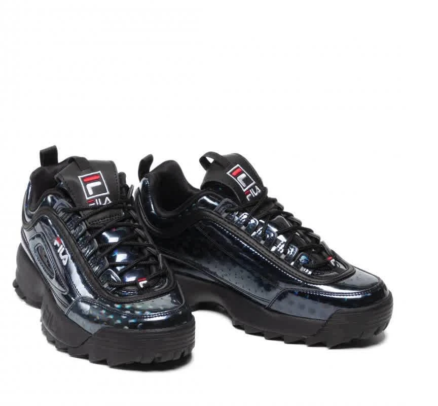 商品Fila|Fila Ladies Black Disruptor F Low-top Sneakers, Brand Size 5.5,价格¥475,第3张图片详细描述