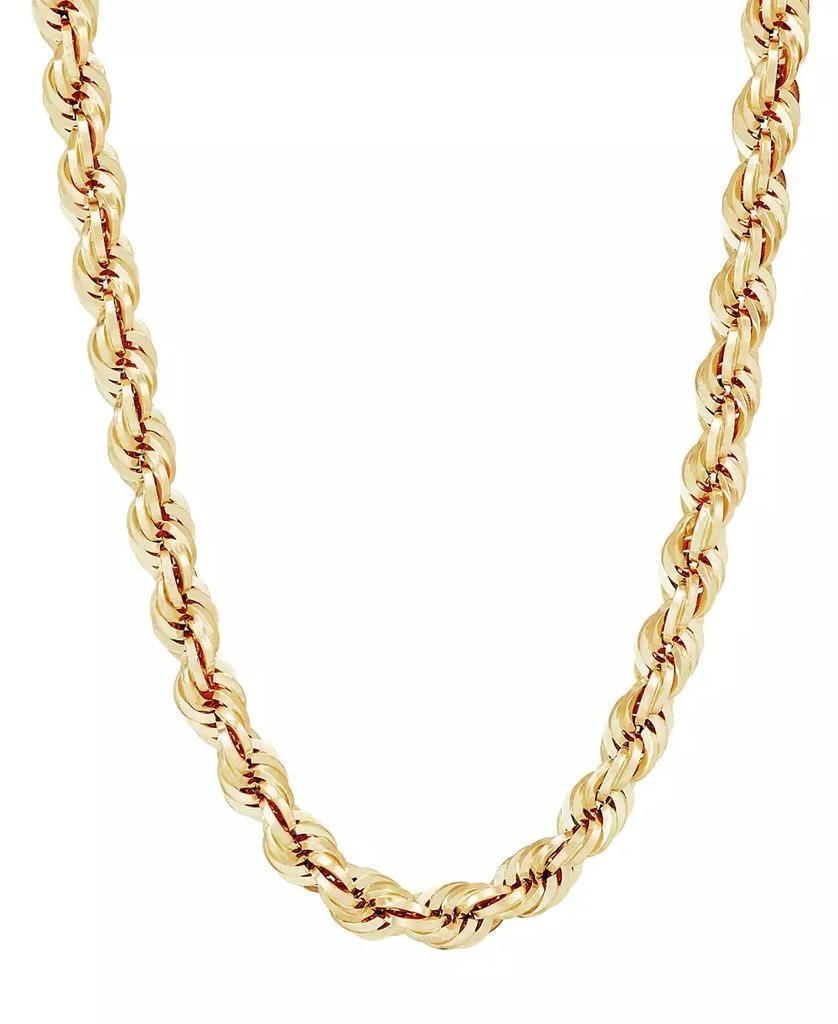 商品Macy's|Glitter Rope Link 24" Chain Necklace in 14k Gold,价格¥15893,第1张图片