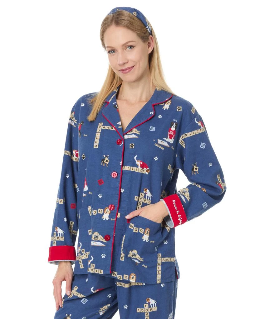 商品P.J. Salvage|Loungewear Love Leo Rescue Pajama Pj Set,价格¥547,第2张图片详细描述