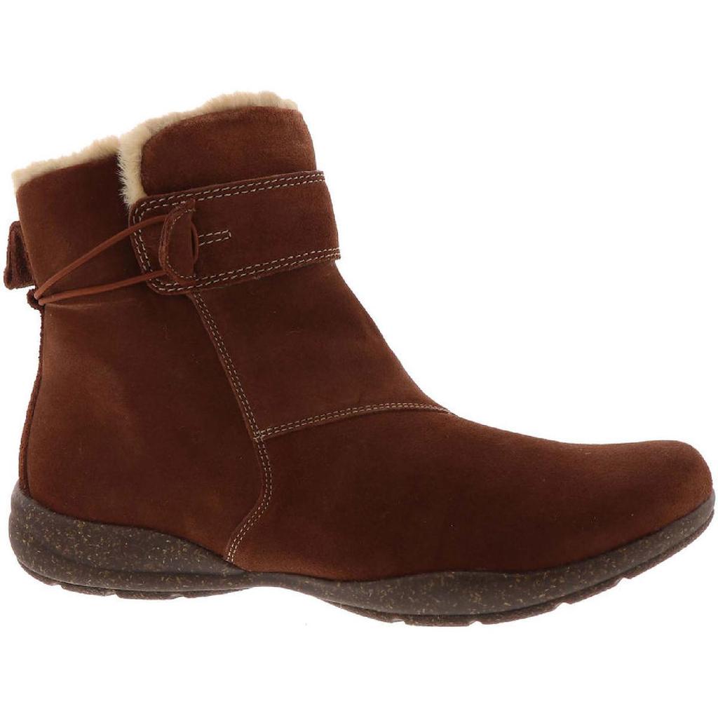 Clarks Roseville Women's Leather Faux Fur Lined Waterproof Ankle Boot商品第2张图片规格展示