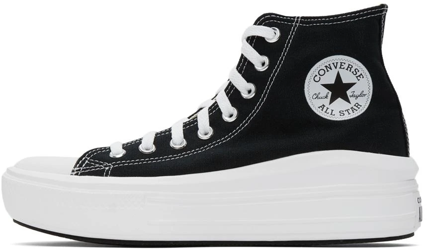 商品Converse|Black & White Chuck Taylor All Star Move High Sneakers,价格¥370,第3张图片详细描述