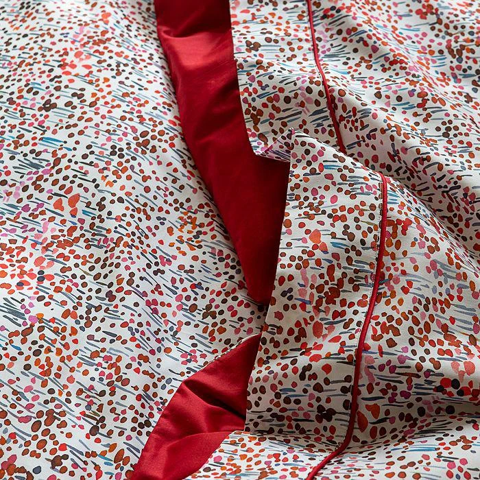 商品Anne de Solene|Rendez-Vous Cotton Fitted Sheet, Queen ,价格¥1869,第4张图片详细描述
