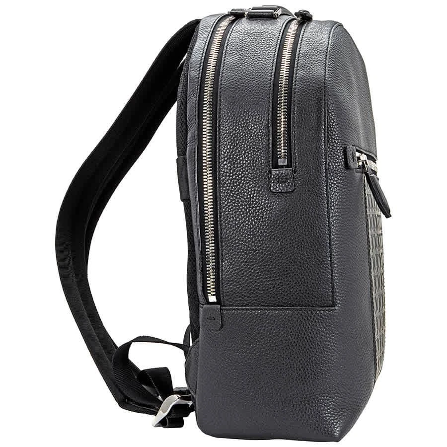 商品Salvatore Ferragamo|Ferragamo Mens Black Backpack 24A102 704098,价格¥5559,第2张图片详细描述