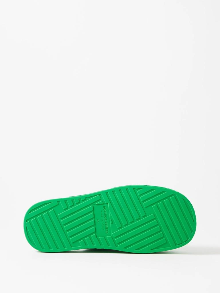 商品Bottega Veneta|The Slider Intrecciato-embossed rubber slides,价格¥4541,第3张图片详细描述