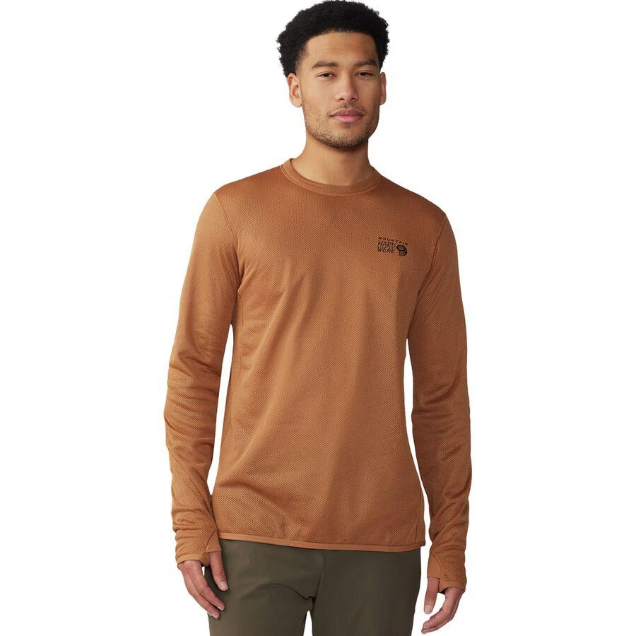 商品Mountain Hardwear|AirMesh Long-Sleeve Crew Top - Men's,价格¥403,第1张图片