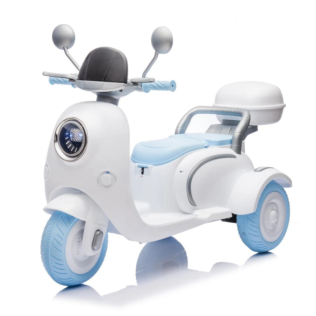 商品Streamdale Furniture|Streamdale 2-Seat Electric Kids Ride-On Car with Convertible Seat and Storage Trunk,价格¥1732,第5张图片详细描述