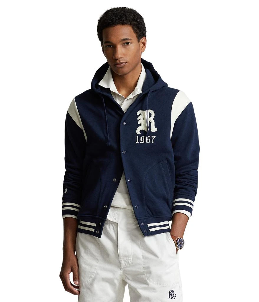 商品Ralph Lauren|Fleece Hooded Baseball Jacket,价格¥1526,第1张图片