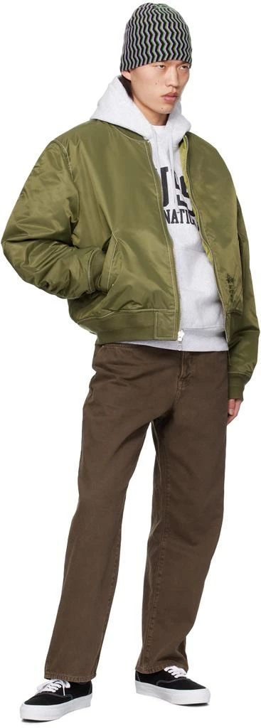 商品STUSSY|Khaki Built Reversible Bomber Jacket,价格¥2072,第5张图片详细描述