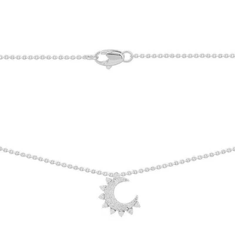 商品apm Monaco|APM MONACO 女士银色银质项链 AC5522OX,价格¥501,第4张图片详细描述