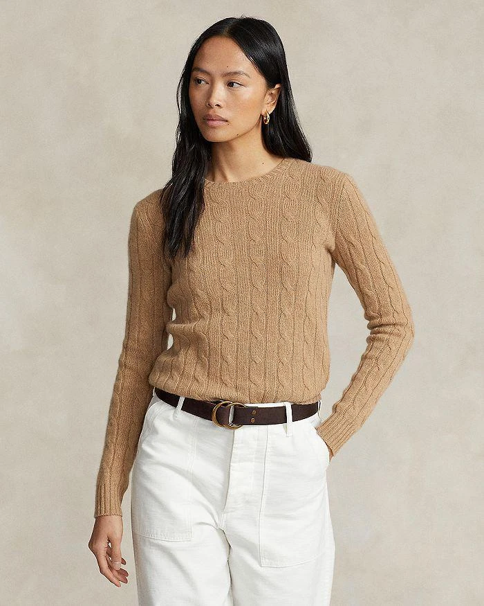 商品Ralph Lauren|Cable Knit Cashmere Sweater,价格¥3748,第4张图片详细描述