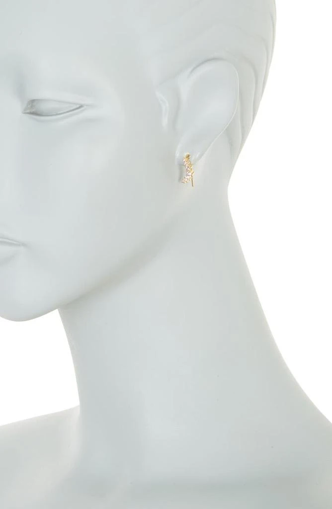 商品Nordstrom|Set of 2 Imitation Pearl Studs & CZ Ear Climbers,价格¥61,第2张图片详细描述