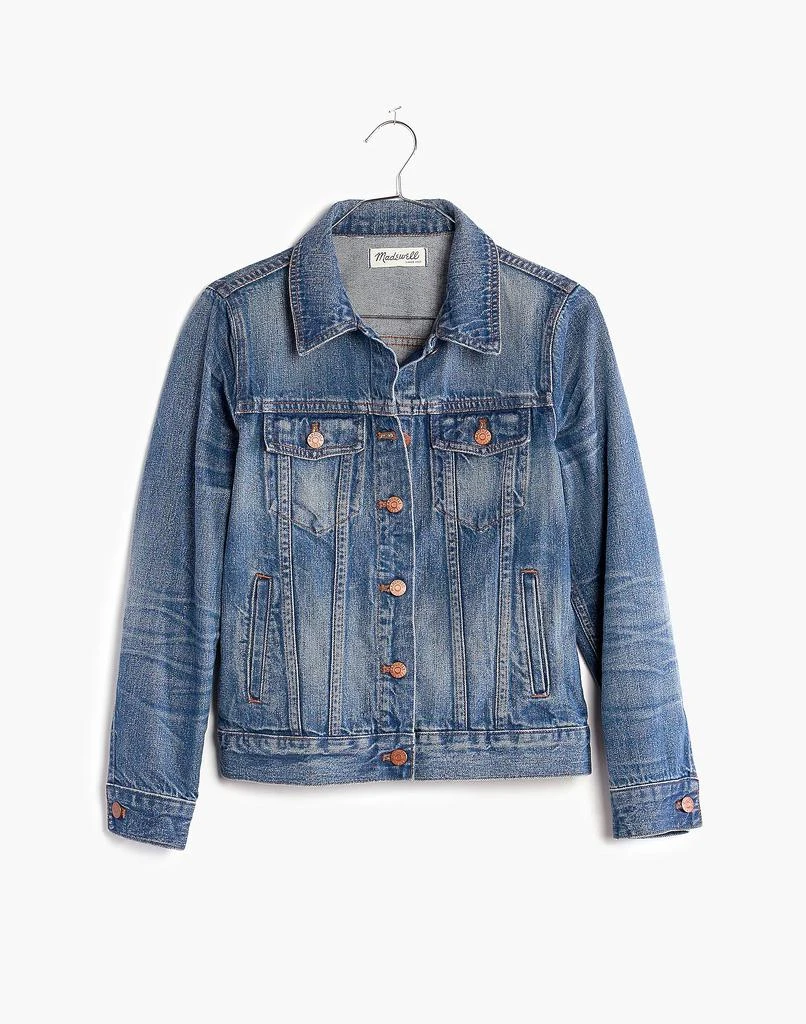 商品Madewell|The Jean Jacket in Pinter Wash,价格¥439,第4张图片详细描述