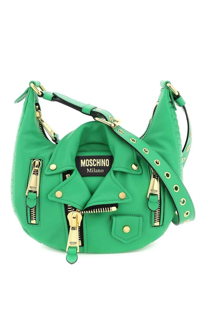 商品Moschino|NAPPA LEATHER BIKER SHOULDER BAG,价格¥3498,第1张图片