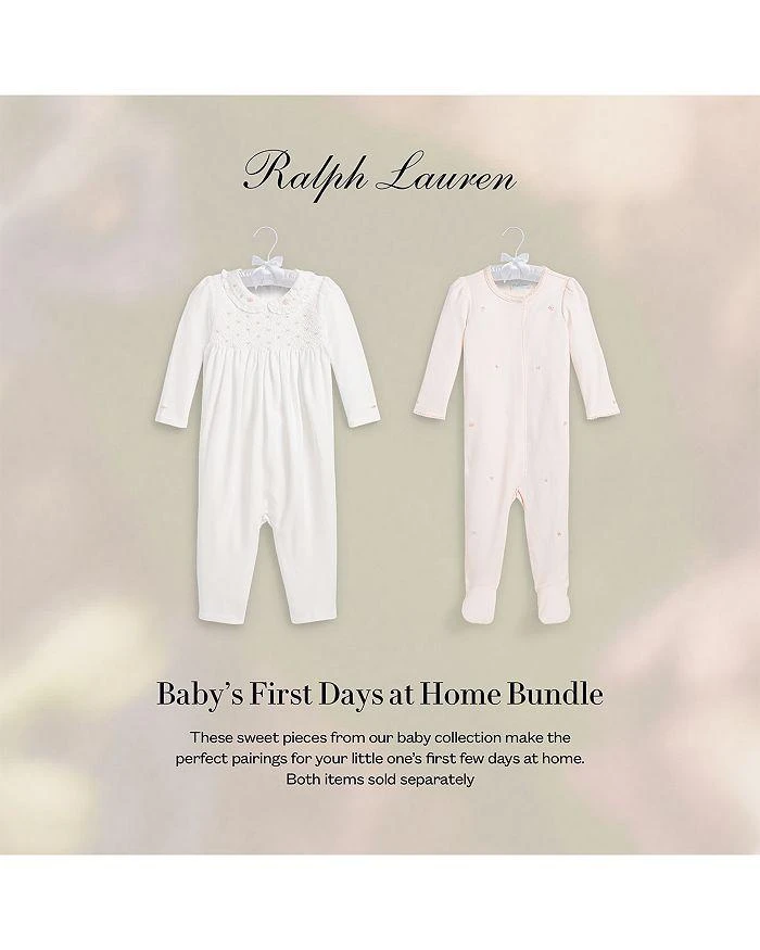 商品Ralph Lauren|Girls' Floral Organic Cotton Coverall - Baby,价格¥529,第3张图片详细描述