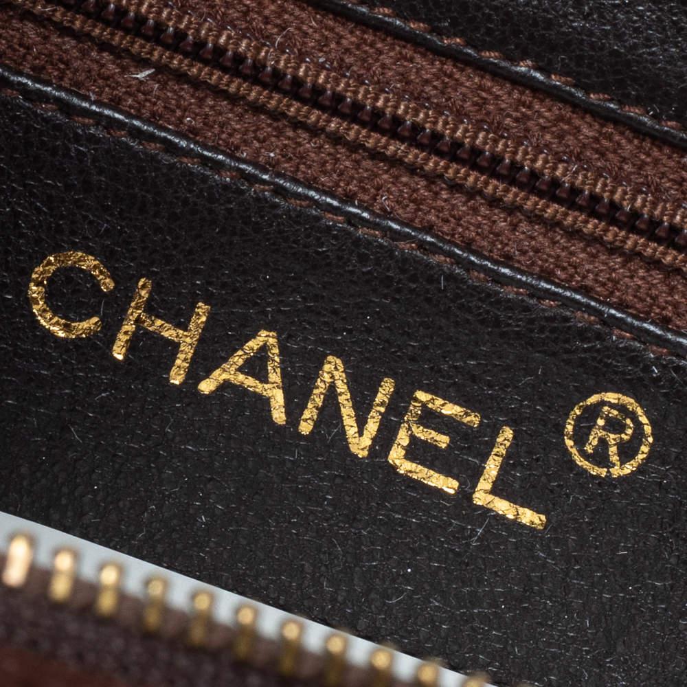 Chanel Brown Suede Vintage Shoulder Bag商品第9张图片规格展示