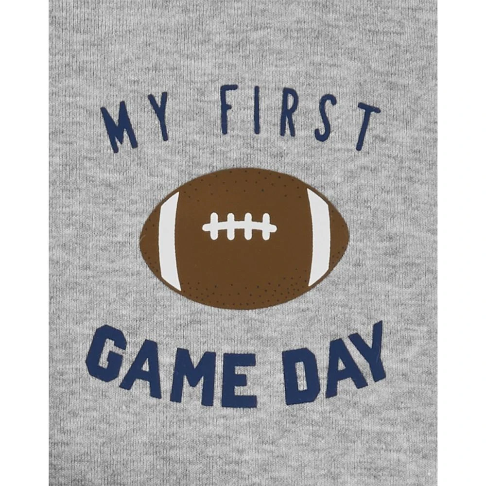 商品Carter's|Baby Boys Football Bodysuit, Pants and Hat, 3 Piece Set,价格¥99,第3张图片详细描述