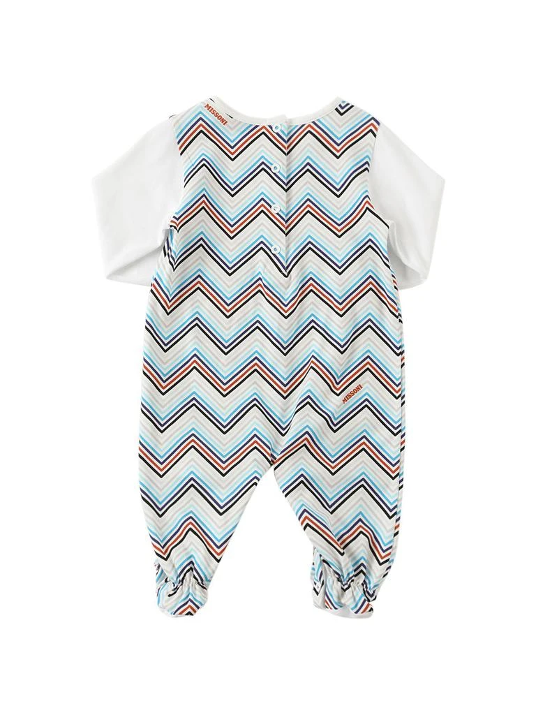 商品Missoni|Printed Organic Cotton Romper, Hat & Bib,价格¥1186,第3张图片详细描述