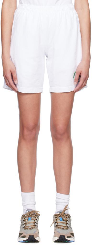 商品Sporty & Rich|White Prince Edition Gym Shorts,价格¥377,第1张图片