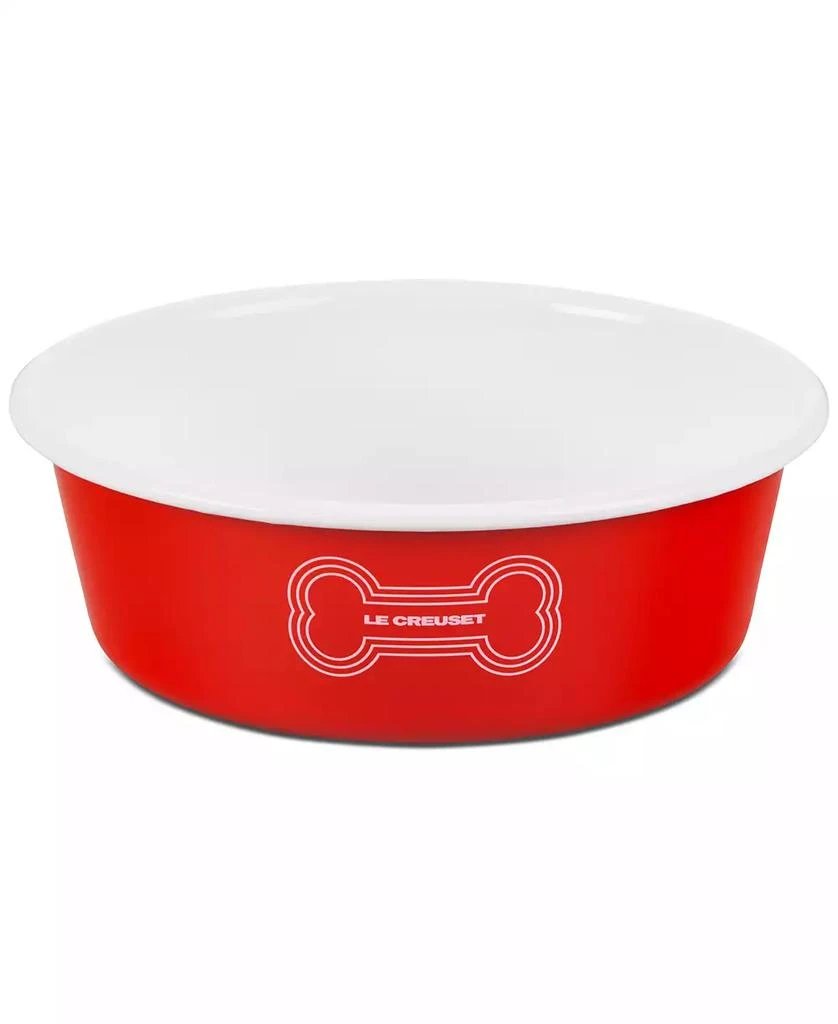 商品Le Creuset|6 Cup Enamel on Steel Pet Bowl with Skid Resistant Base,价格¥273,第2张图片详细描述